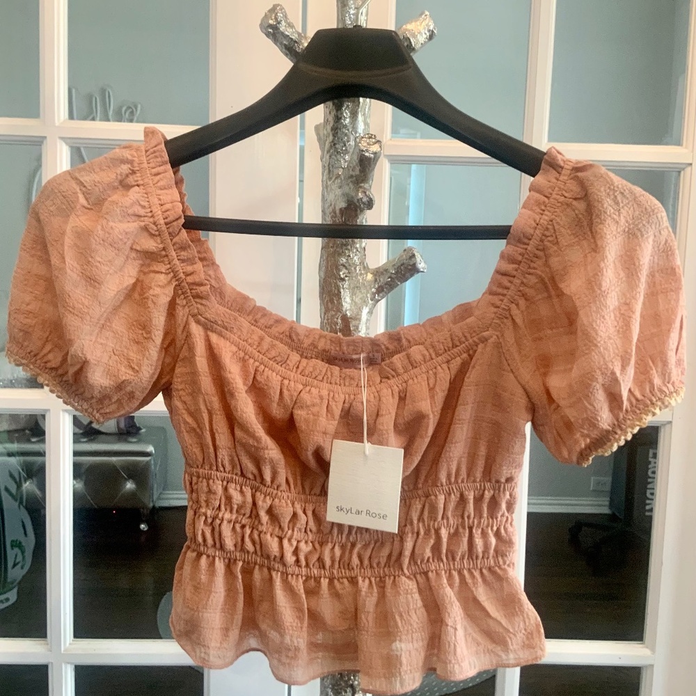 Blush Cropped Top